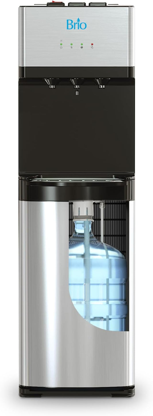 Brio Self Cleaning Bottom Loading Water Cooler Water Dispenser – Limited Edition - 3 Temperature Settings - Hot, Cold & Cool Water