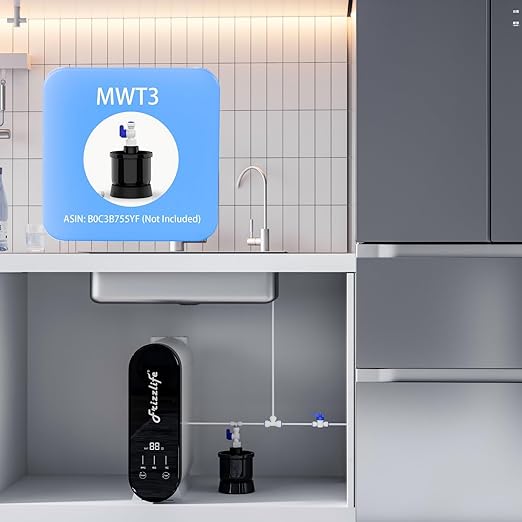 Frizzlife RO Reverse Osmosis Water Filtration System - 600 GPD Fast Flow Under Sink RO Water Filter, Tankless, Reduces TDS, 11 Stage, 2:1 Pure to Drain, Compact, BPA Free, PX600