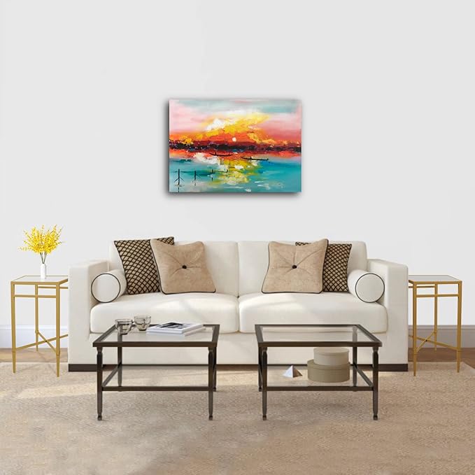 Gold End Table, Rectangle Side Table with Mirrored Top, Modern Metal End Table, Small Narrow Side Table for Living Room, Balcony, 22" L x 12.4" W x 24" D