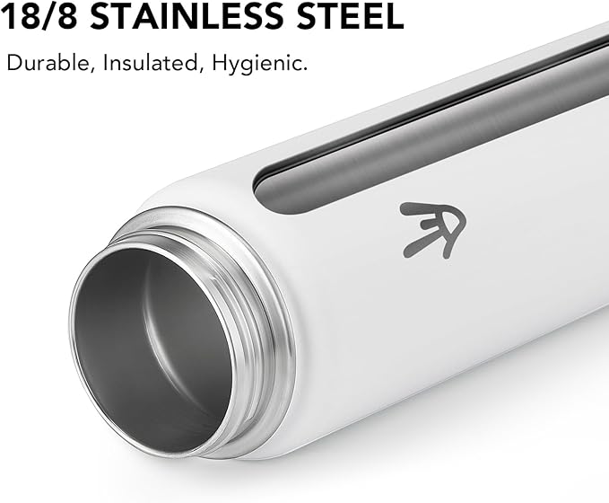 Enerbone 32 oz Insulated Water Bottle, Stainless Steel Bottle with Carrying Strap, Double-Wall Vacuum Insulation Design, Leakproof Sports Bottle with Straw, Keep Drinks Cold or Hot for Hours