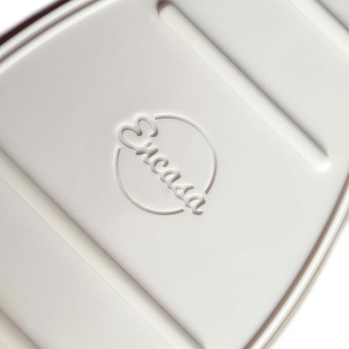 Encasa Homes Silicon Mat for Hot Iron Rest - Heat Resistant, Anti - Slip, Thicker Pad for Protecting Your Table During Ironing, Non-Burning, Machine Washable, Durable - White