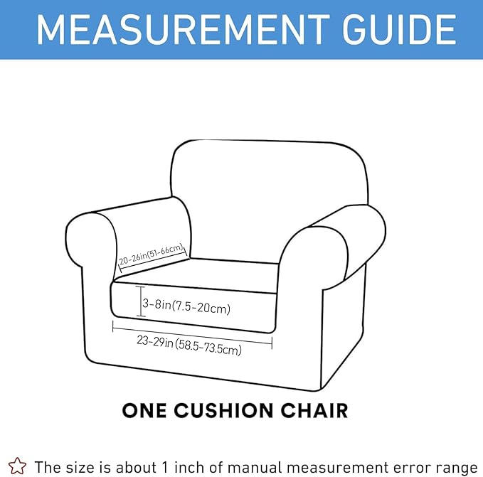 hyha Waterproof Couch Cushion Covers, Stretch Sofa Couch Seat Slipcover for Dog Washable, Non-Slip Waterproof Outdoor Cushion Covers for Patio Furniture Replacement (1 Piece for Small, Deep Teal)