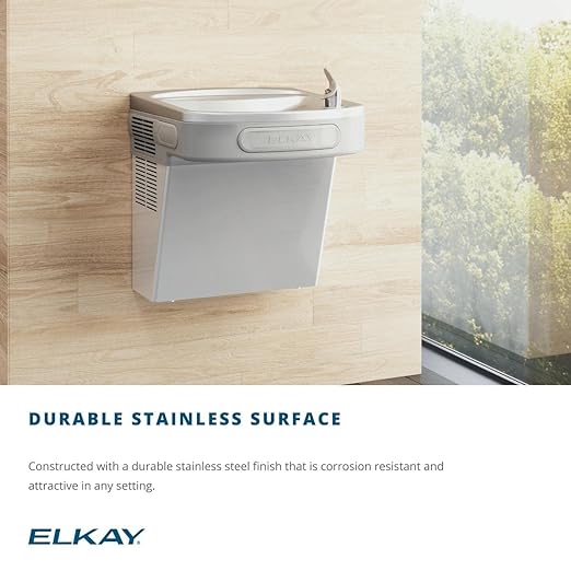 Elkay Wall Mount Hands-Free Activation ADA Cooler Filtered Refrigerated Stainless