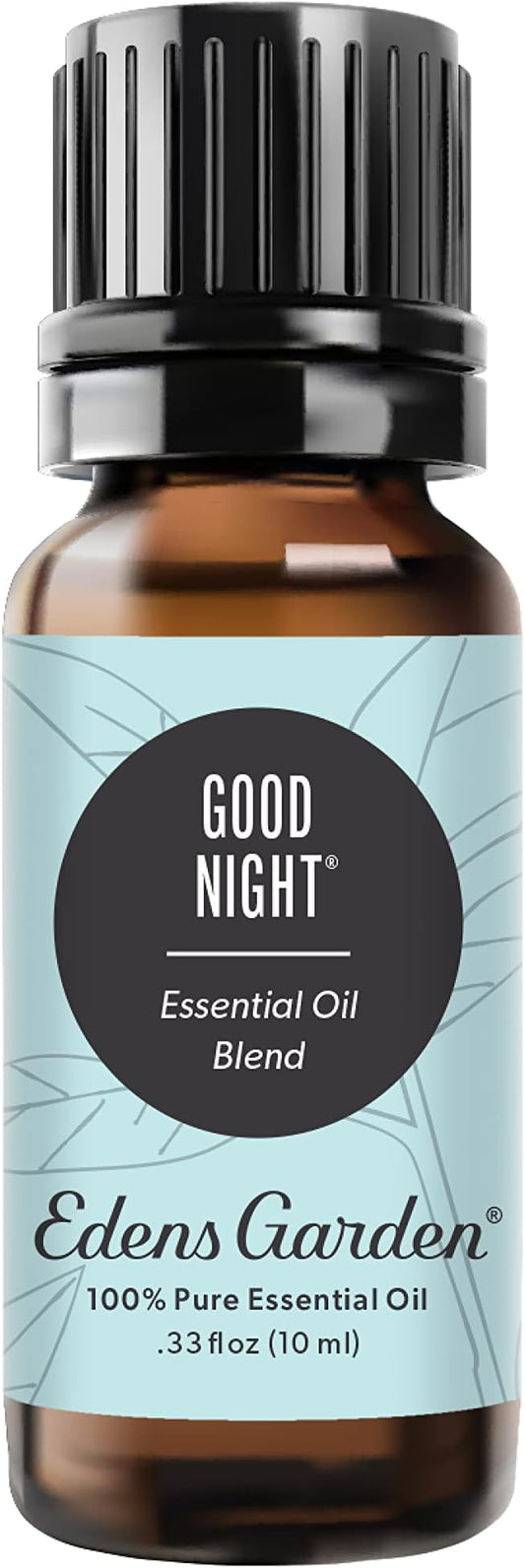 Edens Garden Good Night Essential Oil Blend- 100% Pure Premium Grade, Undiluted, Natural, Therapeutic, Aromatherapy, The Best for Diffusing, Candle, Humidifiers, Kid Safe 10 ml (.33 fl oz)