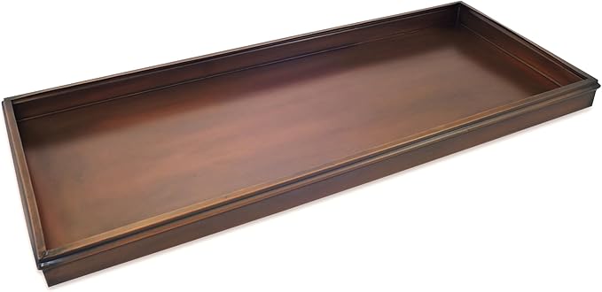 Good Directions Large Boot Tray, Classic Multi-Purpose All Weather Decorative Boot Tray, Shoes, Plants, Garage, Patio Door, Pet Bowls, 34 inch Entry Indoor Shoe Tray, Brown Copper Finish