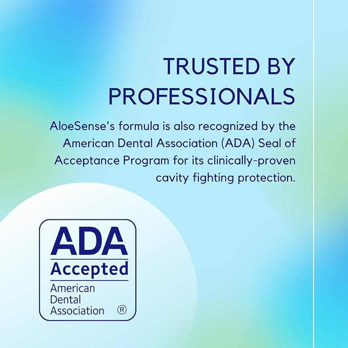 Fluoride Toothpaste, Naturally Soothing Toothpaste Sensitive Teeth and Gum Care with Aloe Vera, Allantoin & Fresh Mint Flavor, Gentle & Natural Toothpaste, ADA Approved (5-oz, 1 Count)