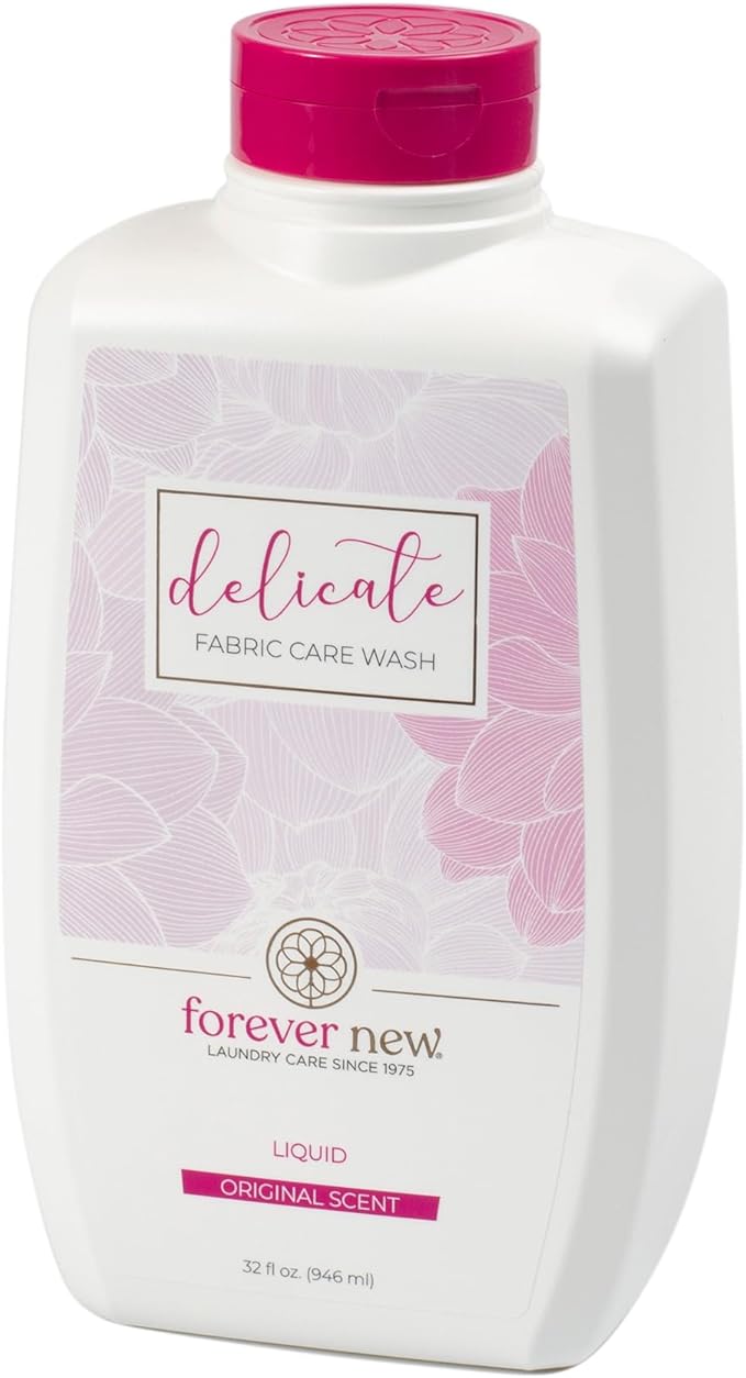 Forever New 32oz Liquid Original Scent Fabric Care Wash 2 Pack (64oz Total) Natural Laundry Detergent