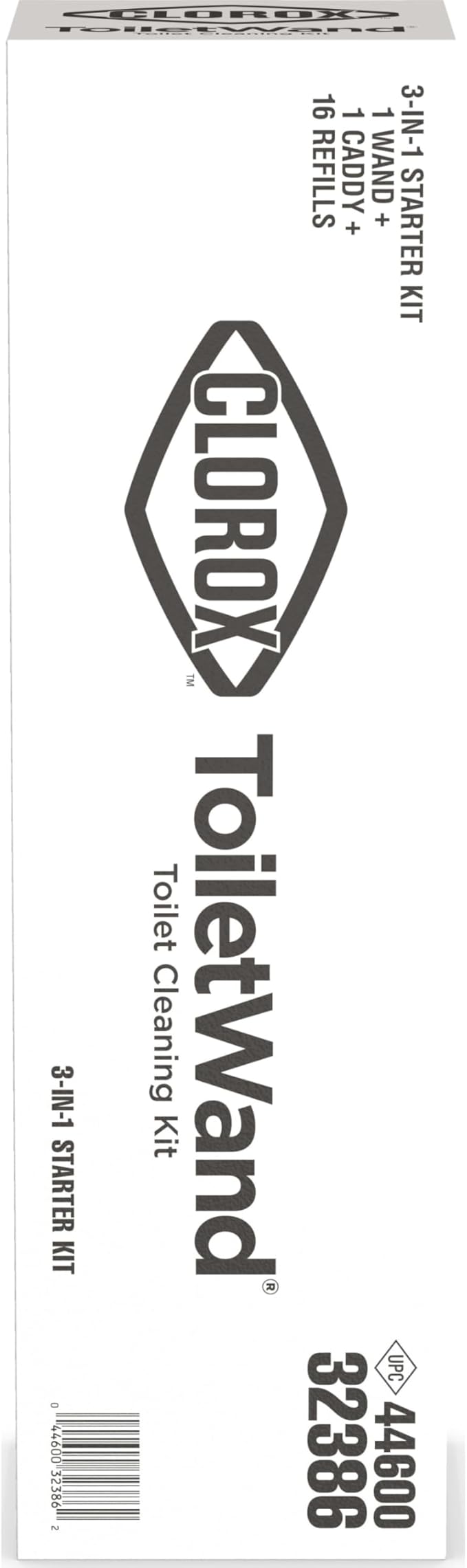 Clorox Original Toilet Cleaning System - ToiletWand, Storage Caddy and 16 Heads, Dorm Room Essentials, (Package May Vary)