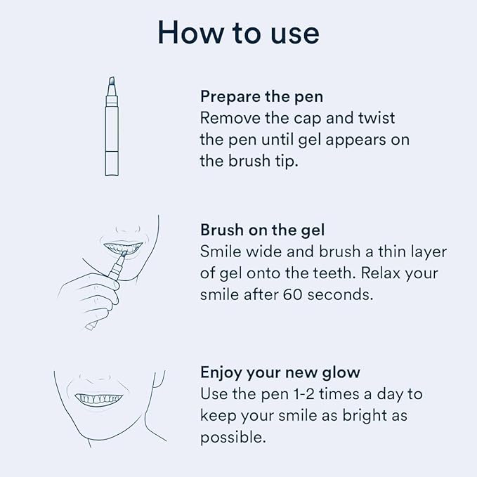 Auraglow Extra Strength Teeth Whitening Pen, 9% Hydrogen Peroxide, 40+ Whitening Treatments, Whitens Teeth Fast, No Sensitivity, 4mL