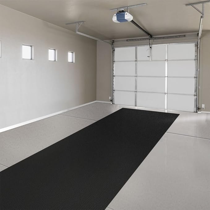 House, Home and More Indoor Outdoor Carpet with Rubber Marine Backing - Black - 6 Feet x 20 Feet - Durable, UV-Resistant - Adds Color and Comfort to Your Deck, Patio or Other Outdoor Rug Space.