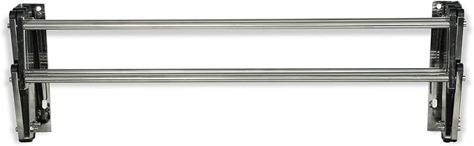 AERO W Racks Stainless Steel Wall Mounted Collapsible Laundry Clothes Drying Rack 45 Pound Capacity 11 Linear Ft