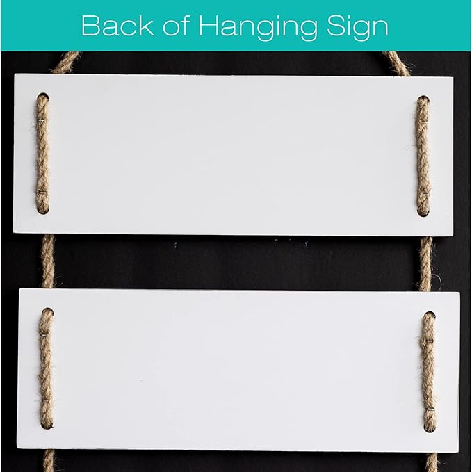 EXCELLO GLOBAL PRODUCTS Large Hanging Wall Sign: Rustic Wooden Decor (Home, Family, Love, Laugh, Live, Happiness) Hanging Wood Wall Decoration (11.75" x 32")