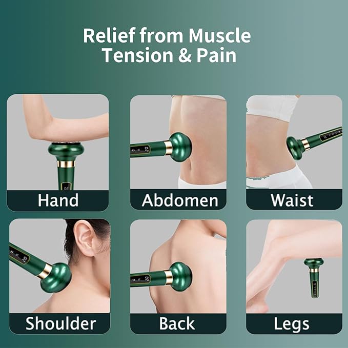 Elouris Cellulite Massage Tool,Lymphatic Drainage Massager,Lymphatic Drainage Tool,Rechargeable Body Sculpting Cupping Machine for Thighs, Arms, Stomach - Cordless Deep Tissue Massager,Gift for Women