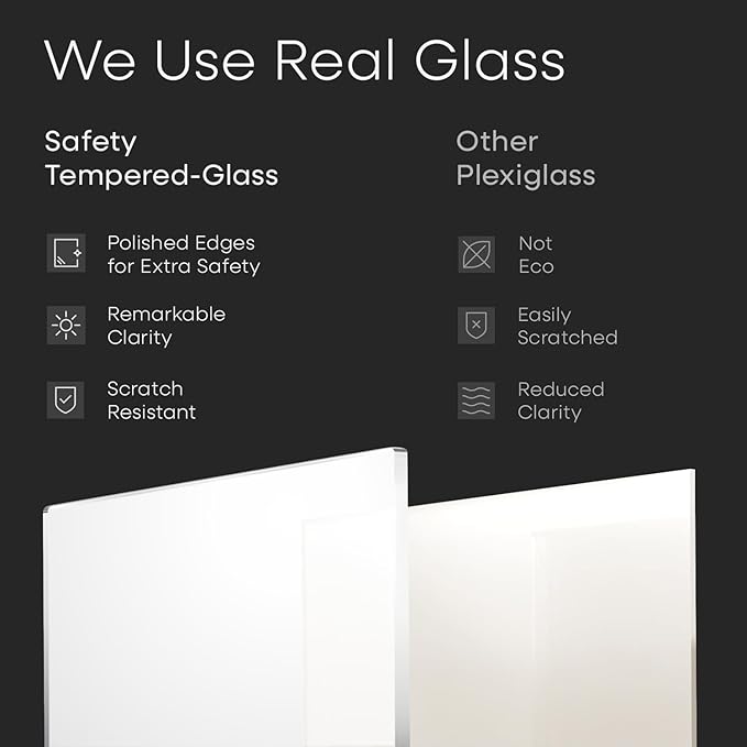 Homeforia Silver 22x28 Picture Frame, Rectangular Metal Poster Frame with Mat, 22 x 28 Frame Matted to 18 x 24 Photo, Wall Mount, Minimalist Style, Tempered Glass, Wall Hook Included