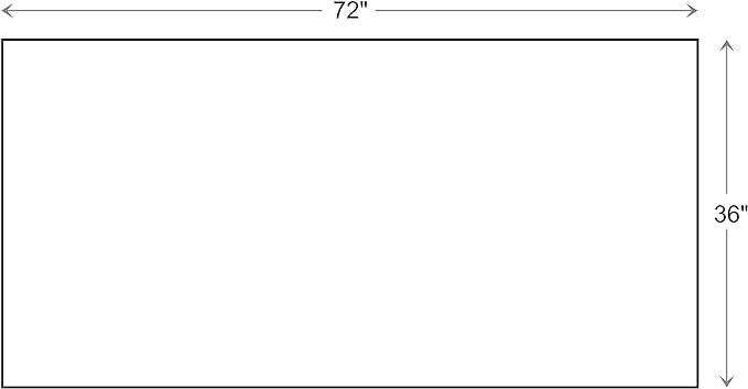 Calloway Mills 152963672L Black Border 36" x 72" Monogram Doormat Letter (L)