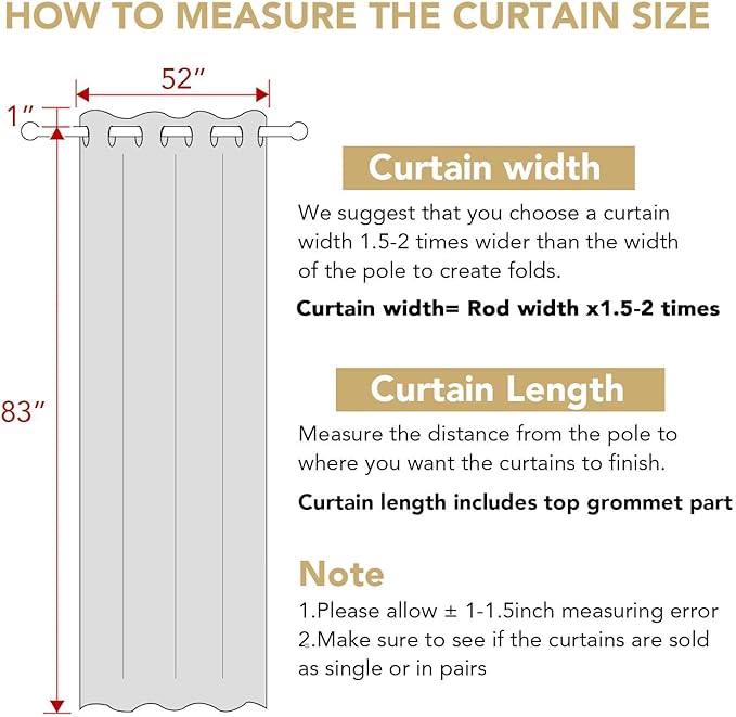 H.VERSAILTEX Blackout Curtains 84 inches Long for Living Room Thermal Insulated Room Darkening Window Treatment Panels Drapes Light Reducing Curtains for Bedroom, 2 Panels, 52" W x 84" L, Olive