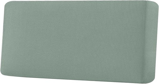 H.VERSAILTEX Super Stretch Individual Seat Cushion Covers Sofa Covers Couch Cushion Covers Slipcover Sets Thick Jacquard Textured Twill Fabric (1 Piece Sofa Cushion Cover, Sage)
