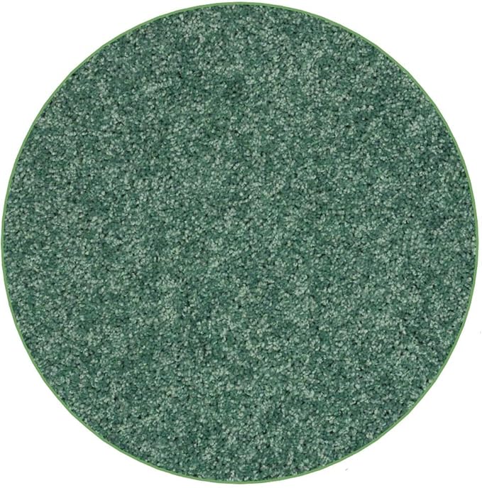 KOECKRITZ Soft and Colorful Kids Classroom Area Rugs (Passes Flammability Pill Test) Many Sizes and Bright Colors to Select from (8' Round, Froggy)