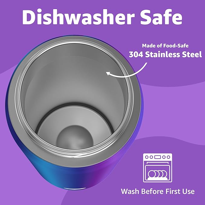 Chill Oasis Water Bottle | Compatible With Popular Flavor Cartridges | BPA Free, Leak Proof, Double-Walled Vacuum Insulated Stainless Steel, and Dishwasher Safe | Cold for 24 Hours (Aura, 22oz)