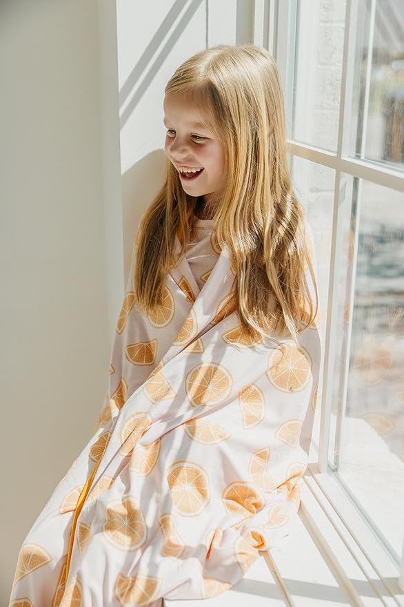 Copper Pearl Jumbo 3-Layer Blanket: Soft Quilt for Boys and Girls | Breathable, Cozy, Toddler Blanket | Newborn Baby Quilt | 46x46 Premium Polyester/Rayon | Cutie