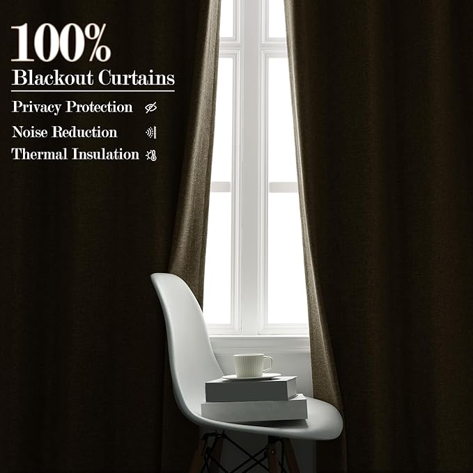 120" Wx108 L Linen Room Divider Drapes for Doorway/Glass Window/Sliding Door/Patio, Extra Wide Pinch Pleated Full Blackout Curtains for Girls Boys Teen Kids Room, 1 Panel, Ivory White