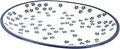 Blue Rose Polish Pottery Willow Large Serving Platter
