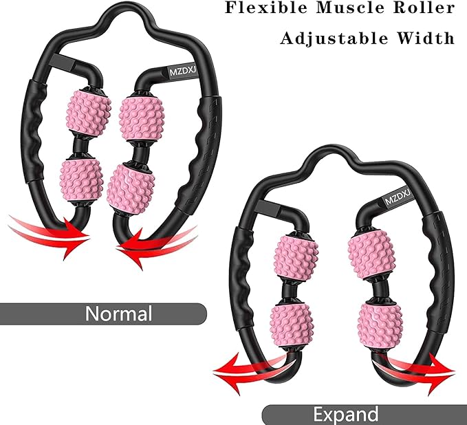 Cellulite Massage Tool Deep Fascia Massager & Dimpled Skin Remover for Legs - Anti-Cellulite Roller Tech with Lymphatic Drainage, Smooth Skin & Pain Relief for Thighs & Buttocks Sculpting