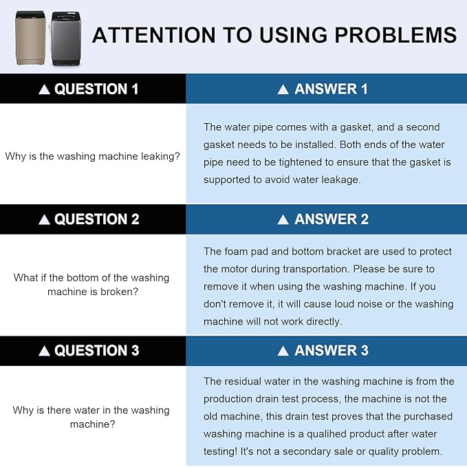 Full Automatic Washing Machine with LED Display, 25 lbs Portable Washer Drain Pump, 10 Programs & 8 Water Levels Selections, Ideal for RV, Camping, Apartment, Dorm, Dark Grey