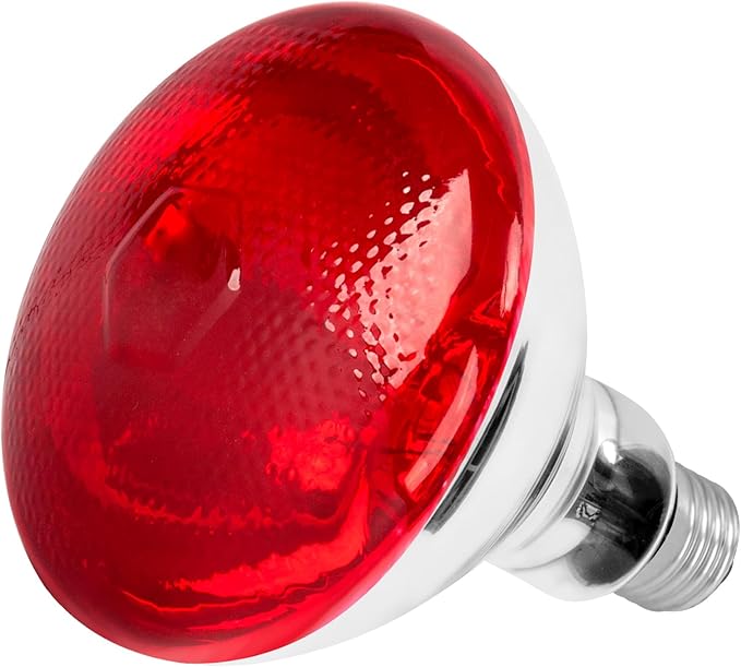 Infrared Bulb Heat Lamp, Red Light Therapy Heat Bulbs, Infrared Light Bulb for Body Suitable for E26/E27 Socket
