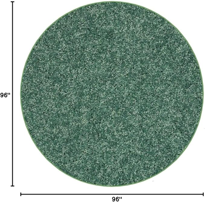 KOECKRITZ Soft and Colorful Kids Classroom Area Rugs (Passes Flammability Pill Test) Many Sizes and Bright Colors to Select from (8' Round, Froggy)