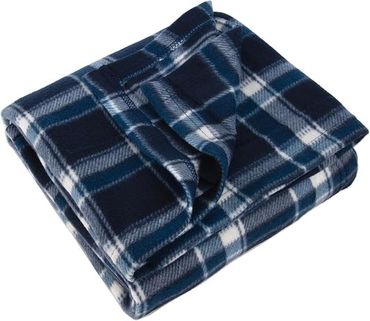 50x60 Throw Blankets, Plaid Fleece Throw Blankets for Bedroom, Couch, Livingroom, Chair, Pets, Outdoors