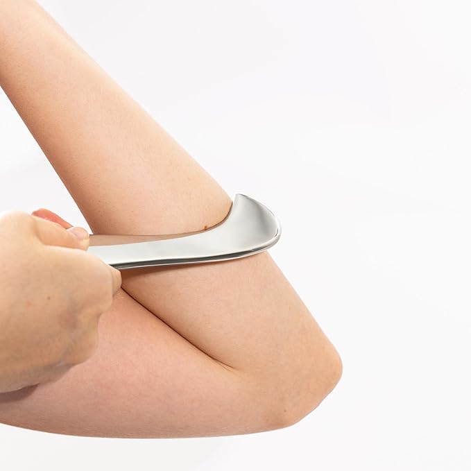 gua sha Tool gua sha Stainless Steel iastm Tool Gussha Massage Tool Muscle Scraping Tool for Soft Tissue Therapy and Reduce Arms,Back, Legs, Neck,Shoulder Muscle Pain(ms)…