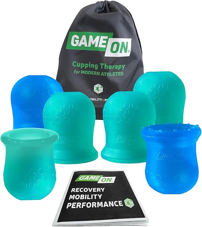 Cupping Therapy Set – Cupping Kit for Massage Therapy – Silicone Cups – Massage Cups – Smart Cupping for Fascia and Myofascial Release (Large, XTRM XNRGY)