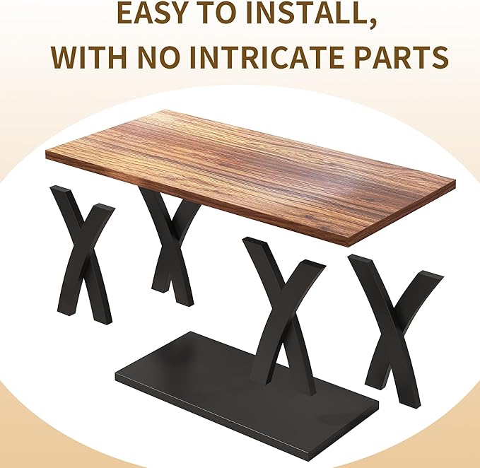 47” Wood Coffee Tables for Living Room Rustic Stands with Storage Shelf Black Blown Coffee Tables for Living Room Farmhouse Center Stands with Shelf. Farmhouse Rectangle Center Table