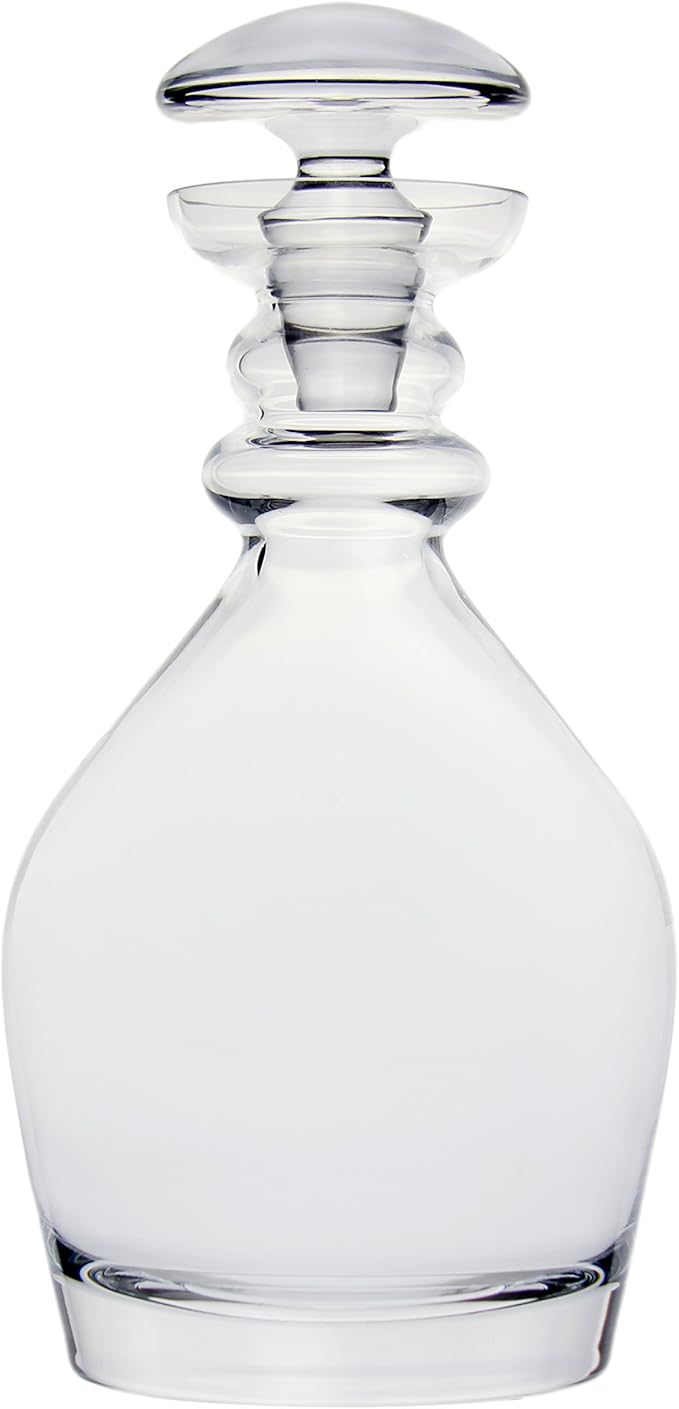 Ravenscroft Crystal | Elegant European-Made Hand-Blown Thomas Jefferson Decanter with Stopper | 100% Lead-Free Crystalline | 47.5 FL Oz | Gift-Boxed