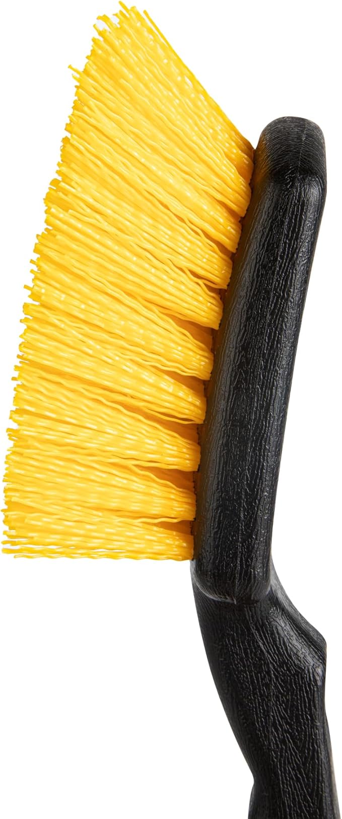 Restaurantware-Clean Tek Professional 10.24 Inch Utility Brush, 1 Heavy-Duty Scrub Brush - Plastic Bristles, Ergonomic Handle, Black Plastic Cleaning Scrub, Ideal for Indoor and Outdoor Cleaning