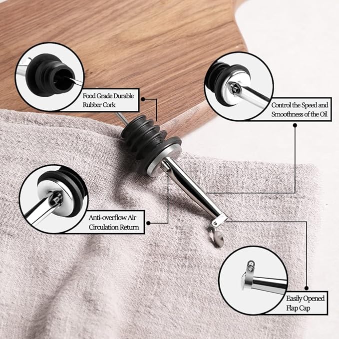Sweejar Ceramic Olive Oil Dispenser Bottle, 24 Oz Relief Design EVOO Oil and Vinegar Dispensing Bottle with Spout for Kitchen, Set of 1 (Turquoise)