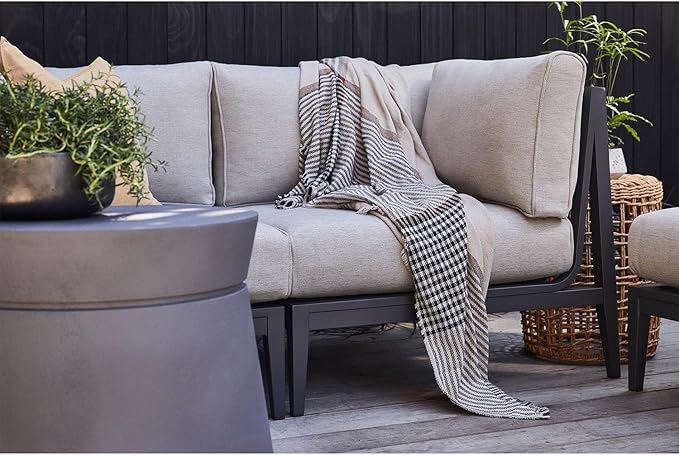 Outer Bug Shield Outdoor Throw Blanket w/Insect Shield Repellent Gear Technology- Lightweight Insect-Repellent Outdoor Blanket, Camping, Picnic & Beach Blanket, Forest Green Colorblock, 50" W x 60"