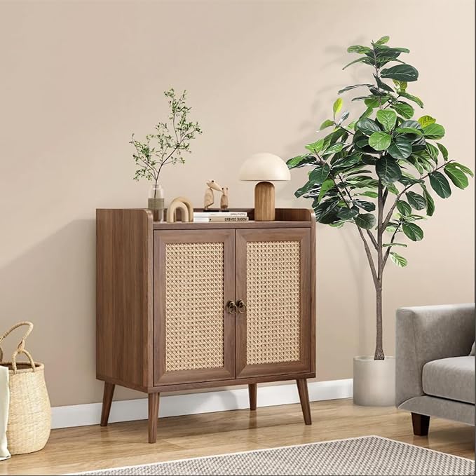 Faux Fiddle Leaf Fig Tree 7ft - Artificial Ficus Lyrata Plant in Pot - Fake Fig Tree for Indoor Modern Home House Office