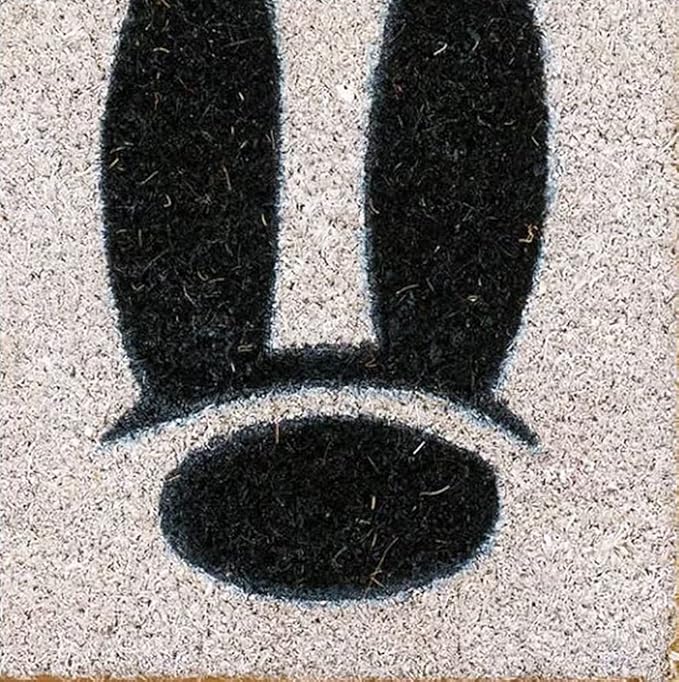 Gertmenian Disney Mouse Doormat Rug Front Door Coir Mat Welcome Home Indoor Outdoor Entryway Carpet, 2-Pack 20x34, Retro Mickey Hello Fall/Plaid