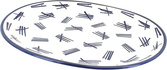 Blue Rose Polish Pottery Zoe Large Serving Platter