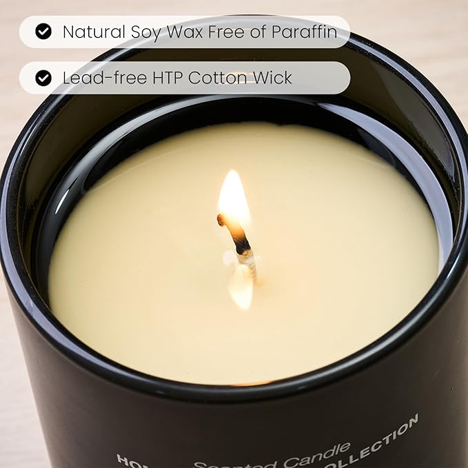 M&SENSE Natural Soy Candle| City Oasis | 5.3 oz | Minimalist Scented Candle for Relaxation, Gifting, Home Décor | for Bedroom, Office, Party Small
