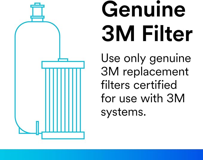 3M Aqua-Pure Under Sink Replacement Water Filter Cartridge AP217, for use in AP200 System (2-pack)