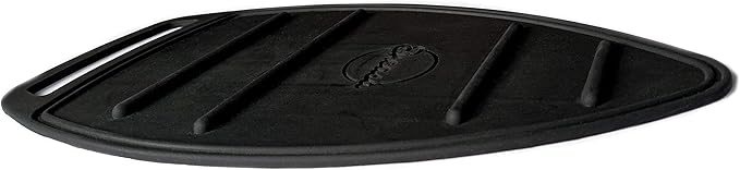 Encasa Homes Silicon Mat for Hot Iron Rest - Heat Resistant, Anti - Slip, Thicker Pad for Protecting Your Table During Ironing, Non-Burning, Machine Washable, Durable - Black