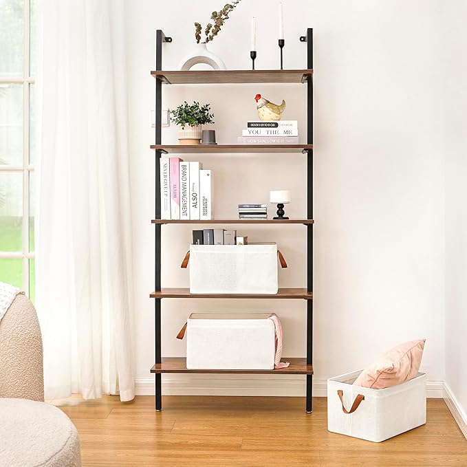 GRANNY SAYS Closet Storage Baskets, Collapsible Fabric Storage Bins with Metal Frame, Clothes Organizer Bins, Large Baskets for Shelves, Ivory, 4-Pack