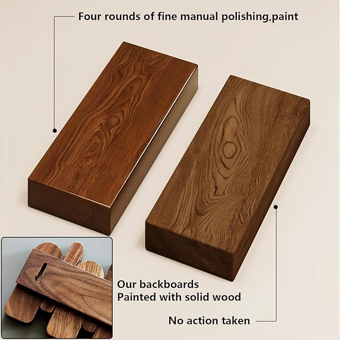 Wall Mounted Piano Key Hanger | Flip Style Hook | Entrance Wall Art Hook, Made of Oak Wood (3 Times Painted, 4 Times Polished) (Arc Beech, 12Hooks)