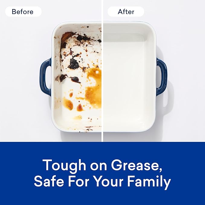 BLUELAND 100% Plastic-Free Dishwasher Detergent Tablets, Starter Set, 60 Count with Tin, Lemon Zest Eco Friendly Dishwashing Pods, Natural, Sustainable