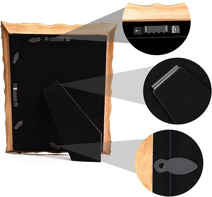 5x7 Vintage Picture Frame with Embossed Flower Design, Ornate Gold Frame for 5x7 Pictures, Hand-Crafted Resin Antique Frames for Tabletop & Wall Hanging, Home Decor (Bronze)