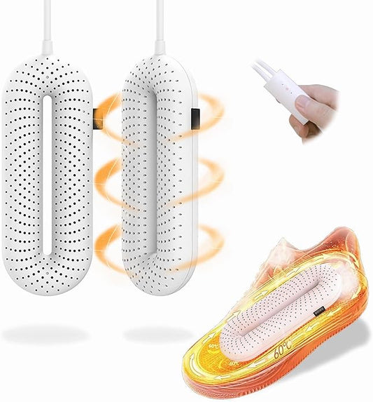 Boot Dryer Shoe dryer with 1532 heat dissipation holes 360° drying foot dryer eliminates bad odors 3 Timing