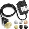 Garbage Disposal Air Switch Kit, UL Certified Professional Garbage Disposal Switch Button Power Module, Sink Top Waste Disposer On/Off Switch